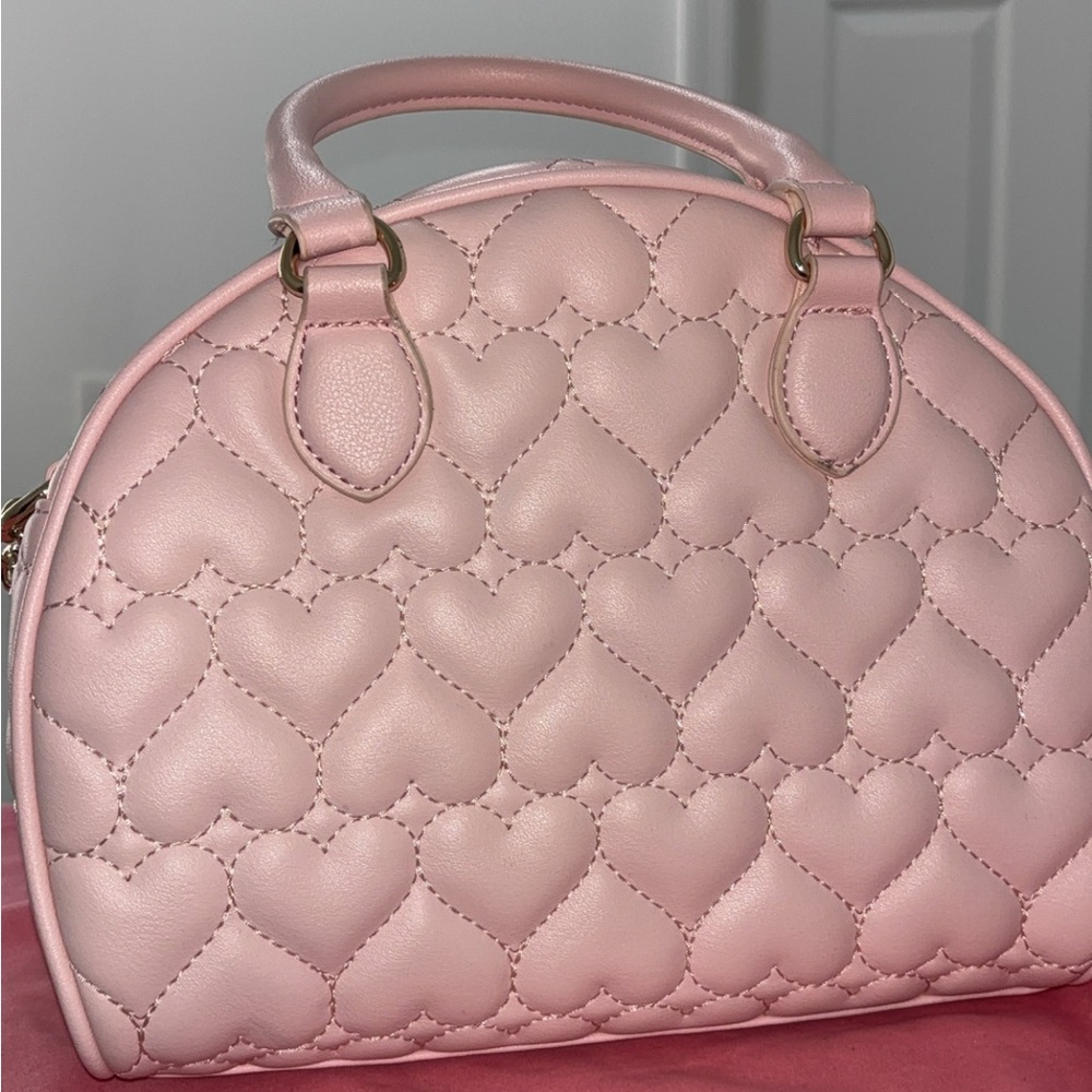 Juicy Couture Pink Quilted Heart Handbag - Picture 6 of 8